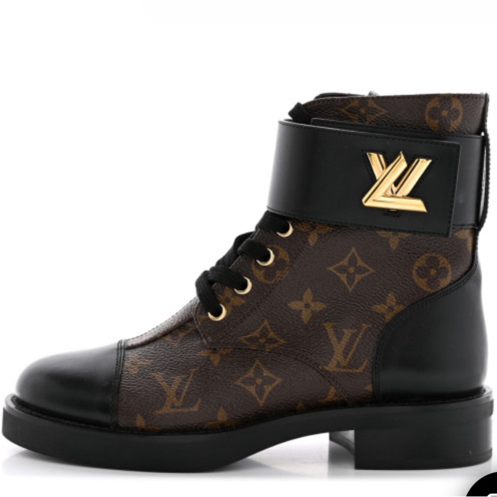 LV LOGO COMBAT BOOTS 39